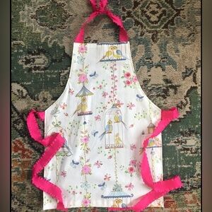 Kids Birdcage Apron w/Blue Back